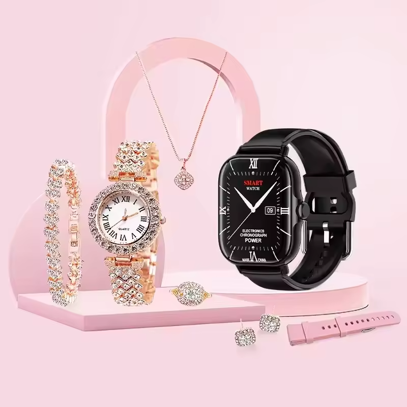 A58PLUS Multi strap set smartwatch square bluetooths call voice heart rate and detection android relojC A58 plus smart watch